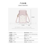 2025新款可爱小熊可触屏手机包薄款迷你单肩斜挎女生包包